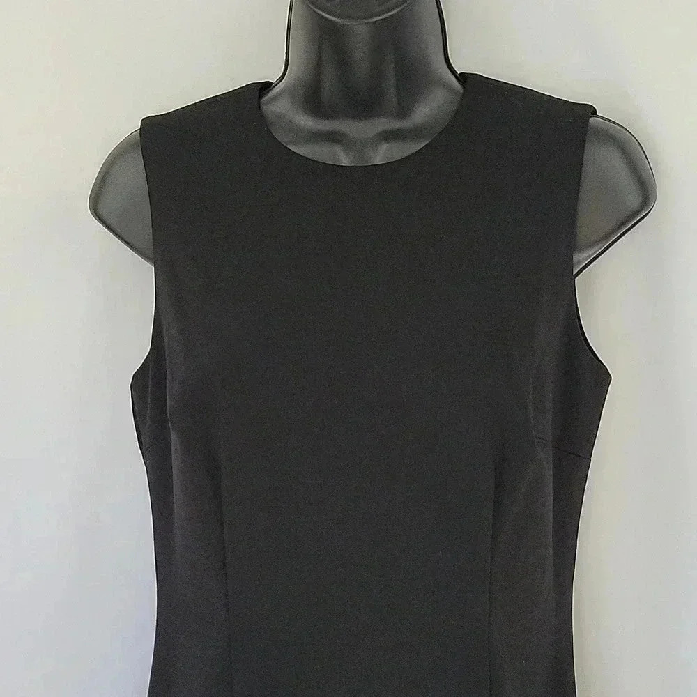 Calvin Klein Sleeveless Sheath Dress w/ Grommet Hem Size 2 - Picture 4 of 14